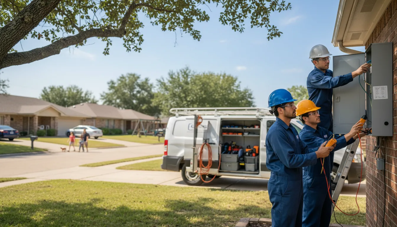 Certified electrician providing emergency electrical services in Chadwicks, NY